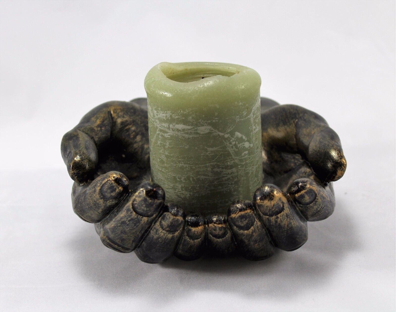 Large Cupped Hand Tealight Holder